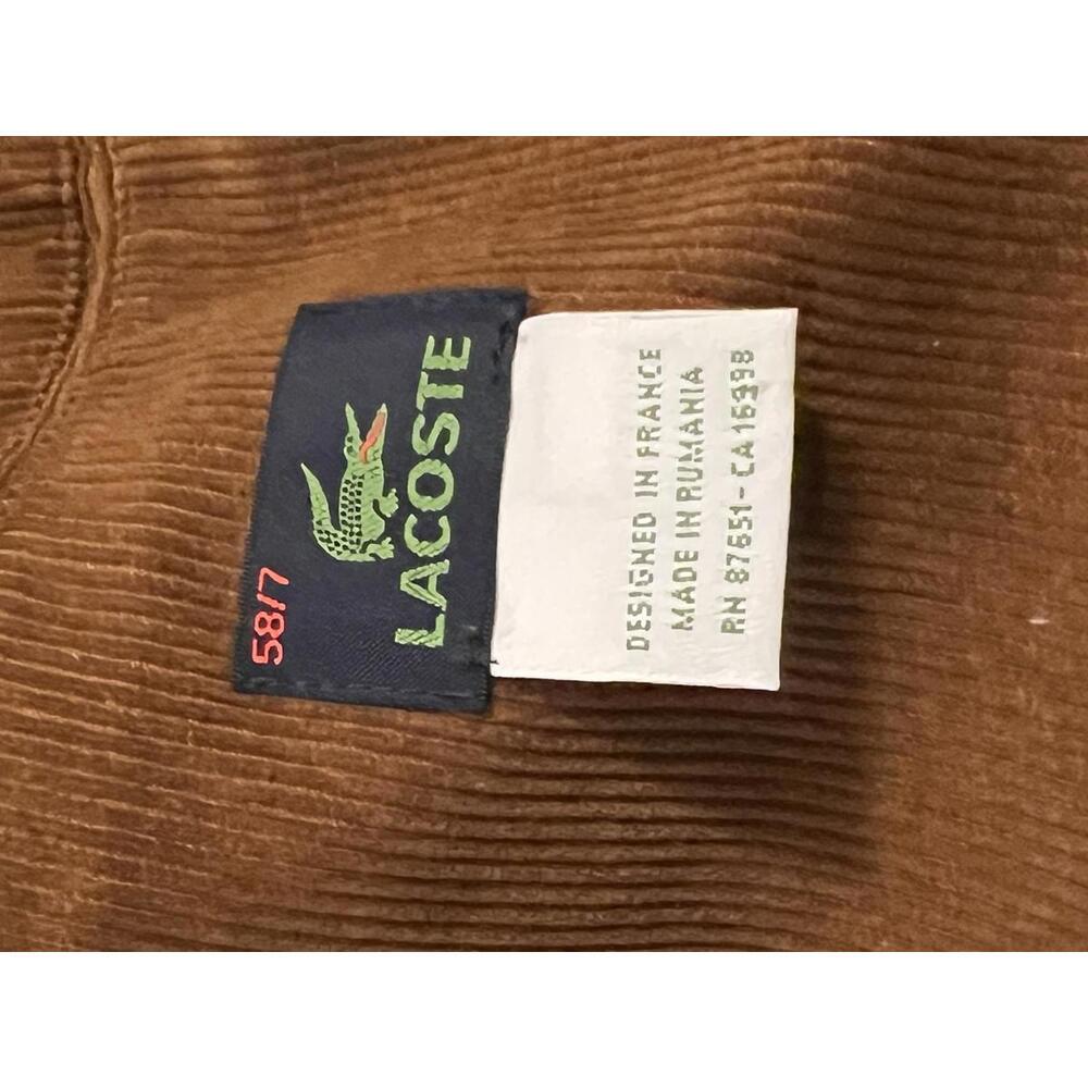 Vintage Lacoste Tan Corduroy Blazer | Dark Academia|Old Money, Preppy 90s|  XL - Picture 4 of 9